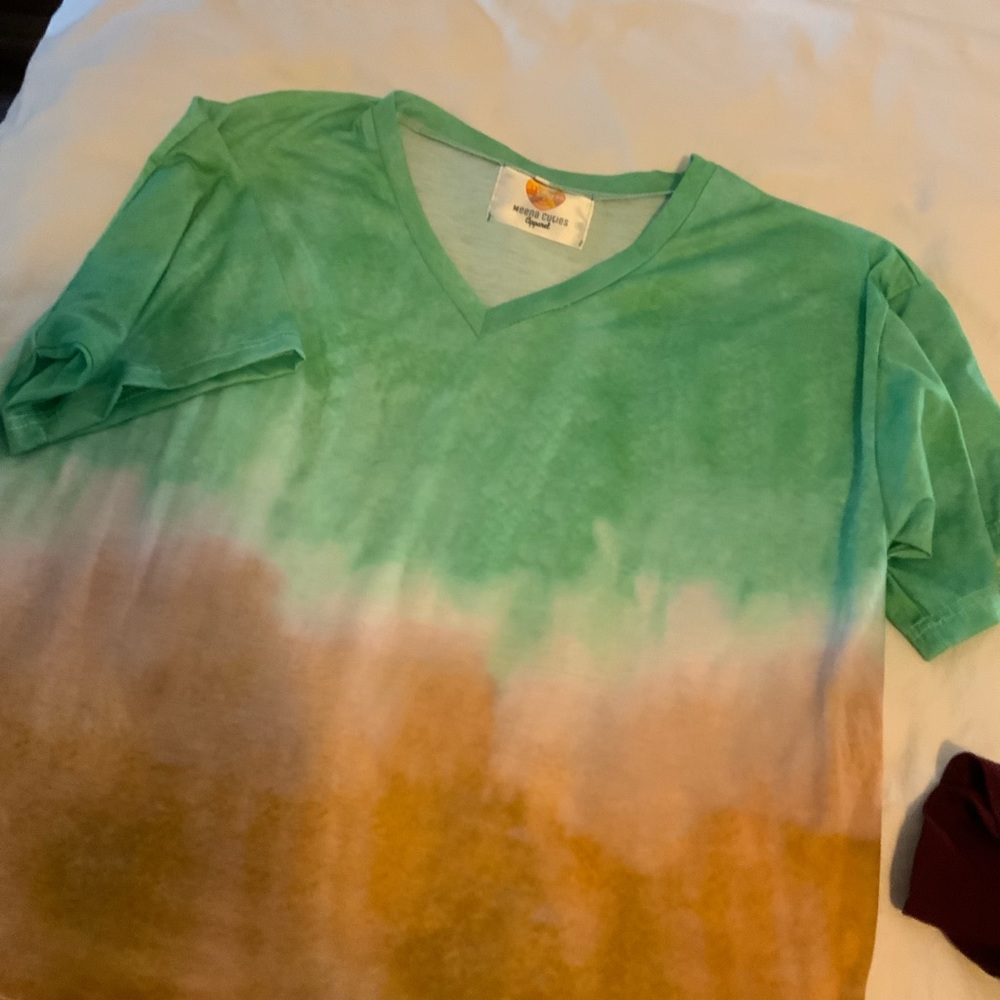 🔥🔥GREEN & BROWN TIE DYE🔥🔥